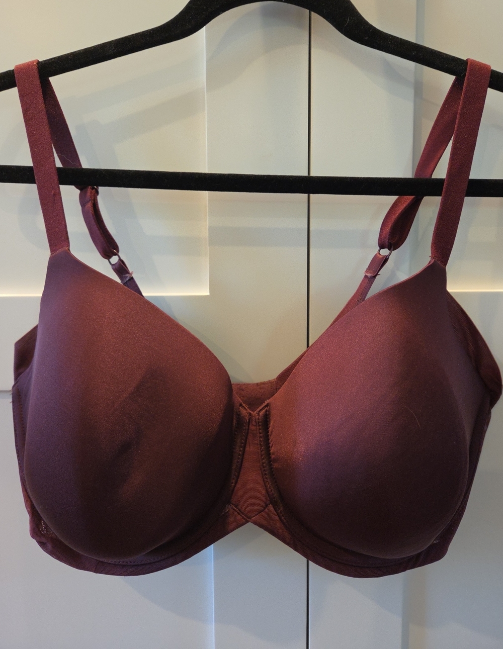 Wacoal Wine-Colored Smooth T-Shirt Bra
